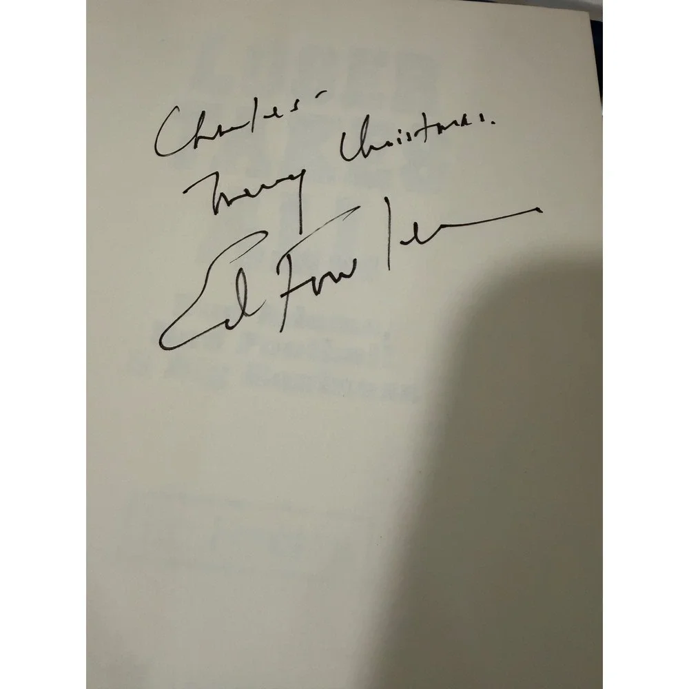 Loser Takes All Ed Fowler Signed Hardcover Bud Adams Houston Oilers Football